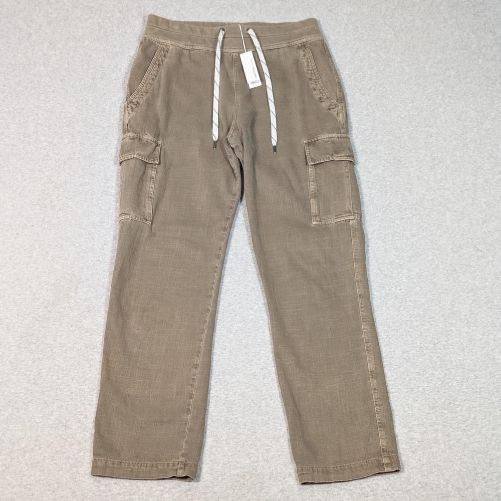 James Perse Cargo Pants Women's Size 0 Utility Trousers Drawstring Cotton New